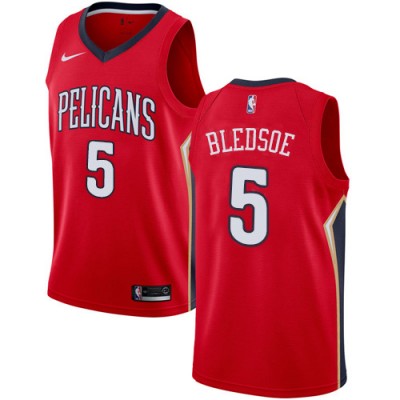 Nike New Orleans Pelicans #5 Eric Bledsoe Red Youth NBA Swingman Statement Edition Jersey